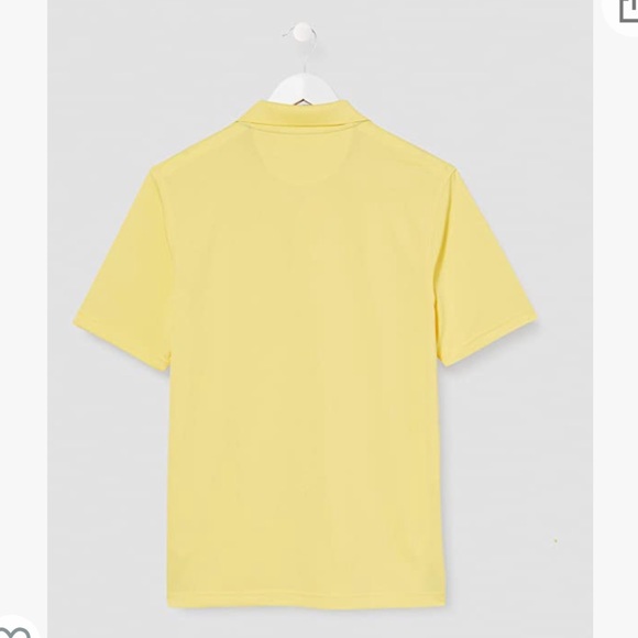 NWOT Amazon Essentials Men's Regular-fit Quick-Dry Golf Polo Shirt Yellow medium - Picture 4 of 9